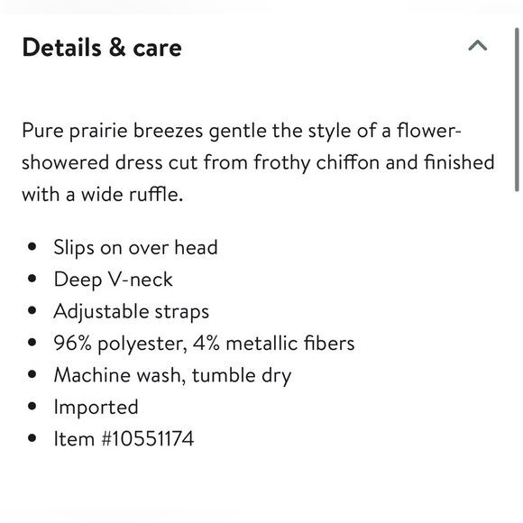 Lucky Brand Ruffle Floral Maxi Sundress Blue Brown w Gold  Size Large - Picture 16 of 16